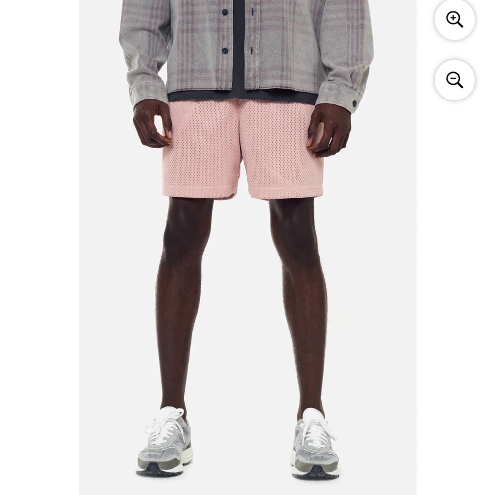 John Elliott AAU Mesh Shorts Size 1 Small Pink Twilight